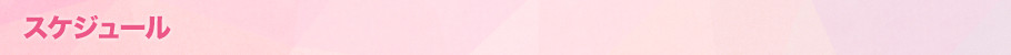 スケジュール