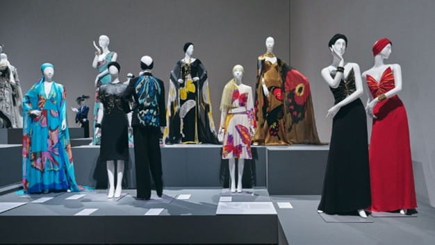 「生誕100年　森英恵 ヴァイタル・タイプ」展示風景2