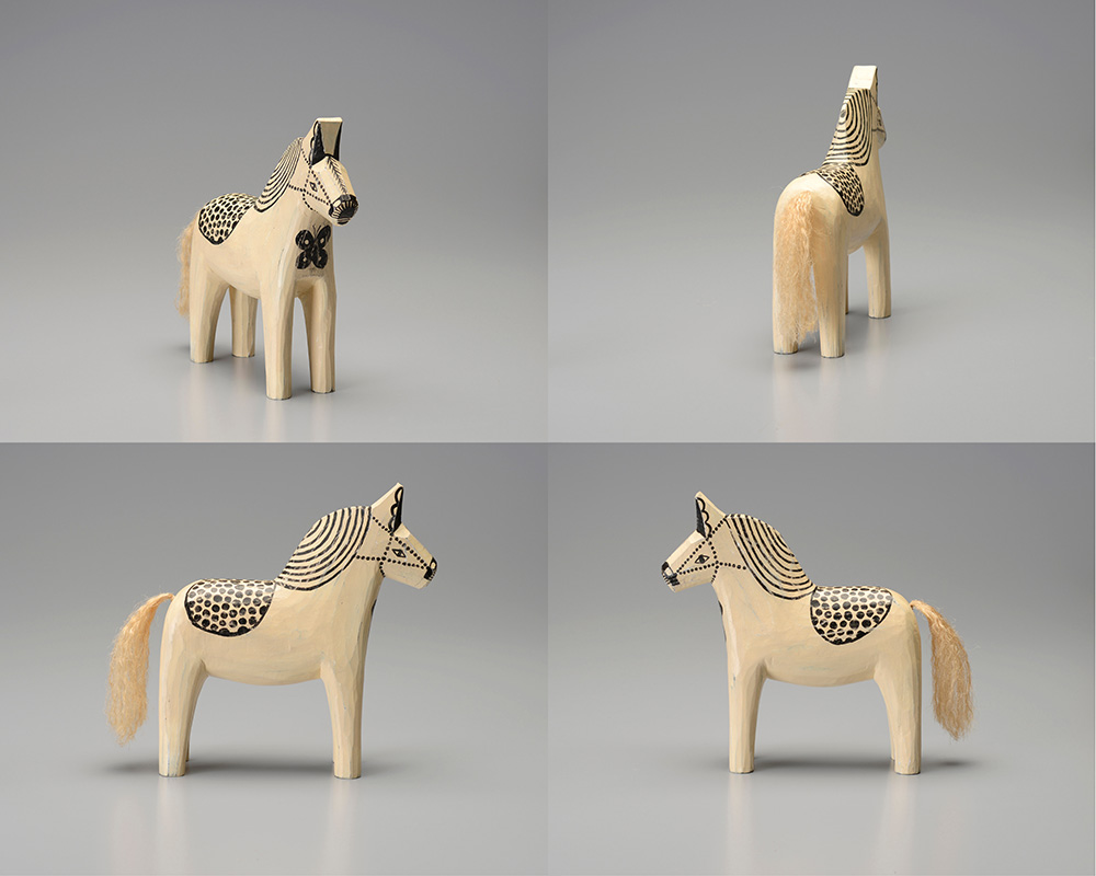 fred B　皆川 明　絵付けダーラナホース