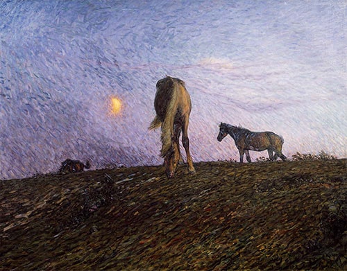 ニルス・クルーゲル《夜の訪れ》 1904年　油彩、カンヴァス