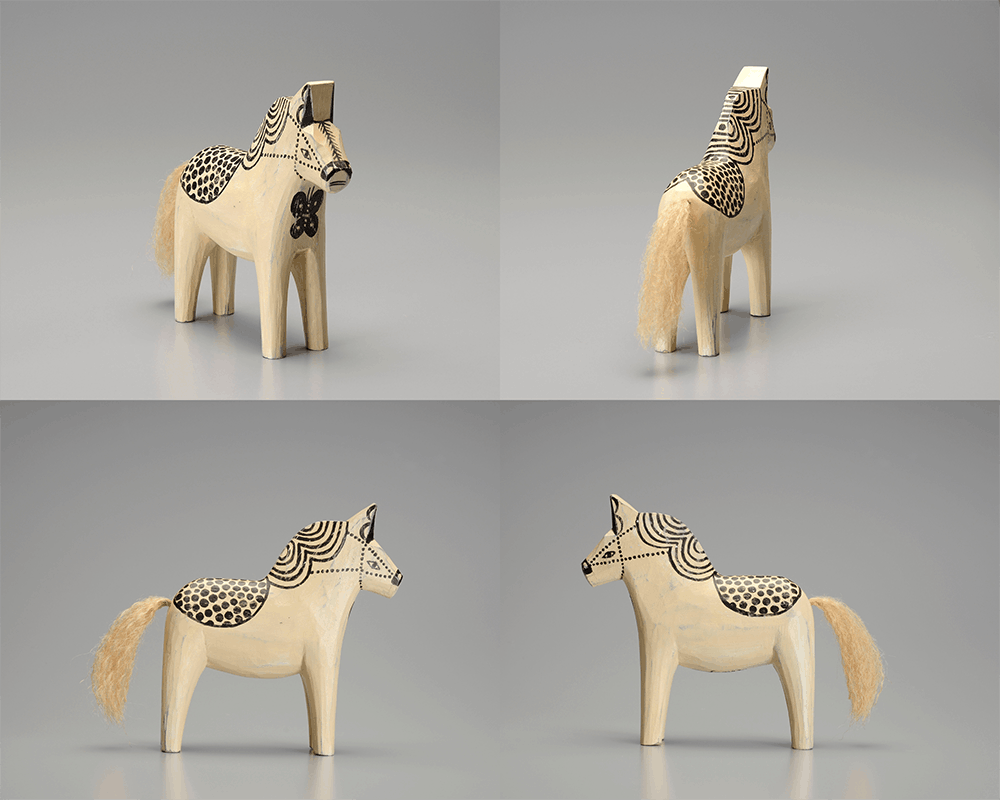 fred D　皆川 明　絵付けダーラナホース