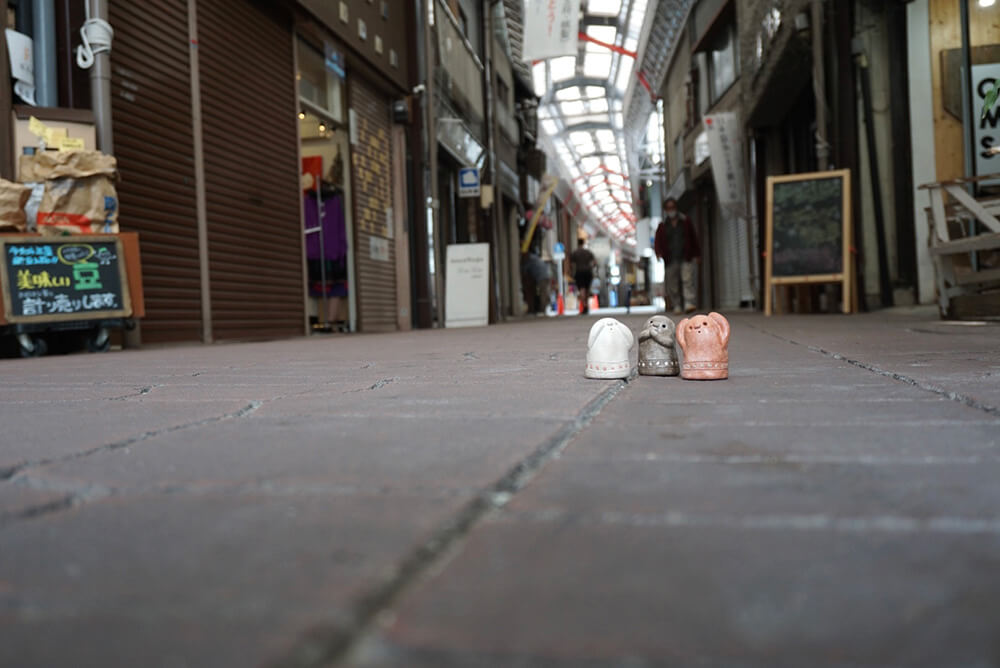 「せともの」の粘土で不思議な生き物を作ろう！