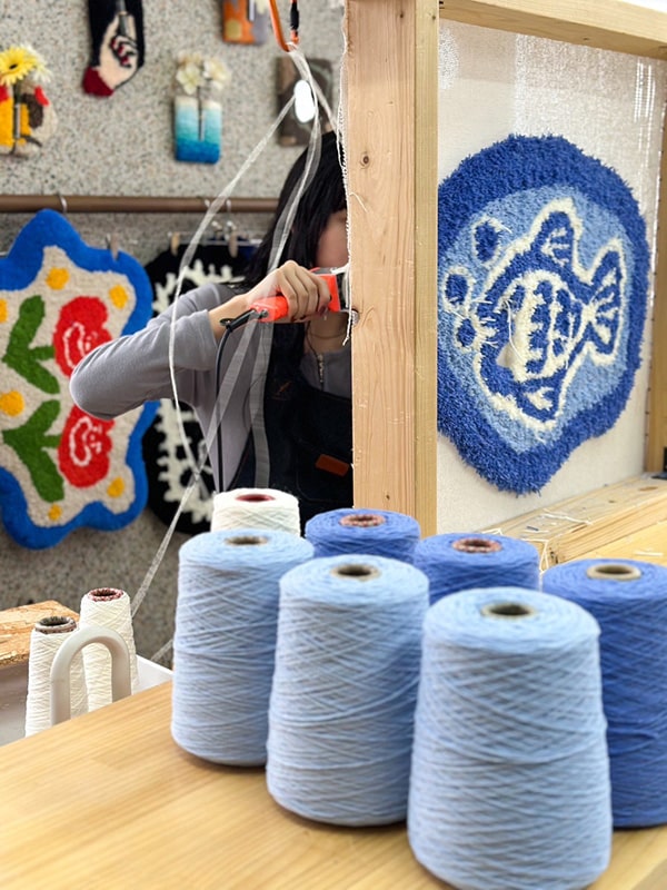 オリジナルラグをつくろう！タフティング体験
