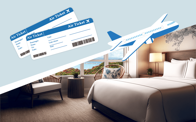 「ローチケ旅行」 国内航空券＋ホテル宿泊割引クーポン 3,000円分