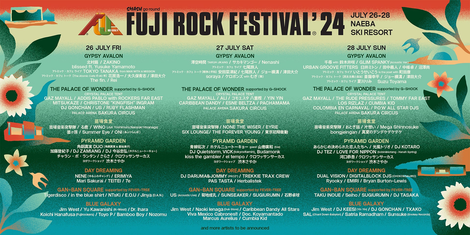 FUJI ROCK FESTIVAL '24（フジロックフェスティバル '24） | ローチケ（ローソンチケット）