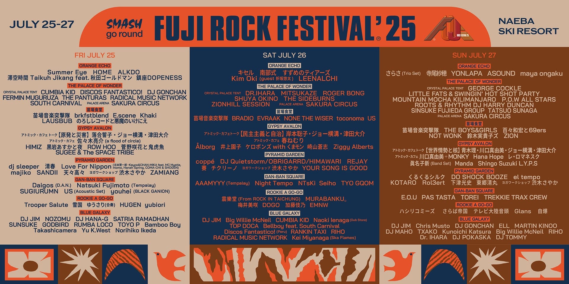 FUJI ROCK FESTIVAL '25 （フジロックフェスティバル '25