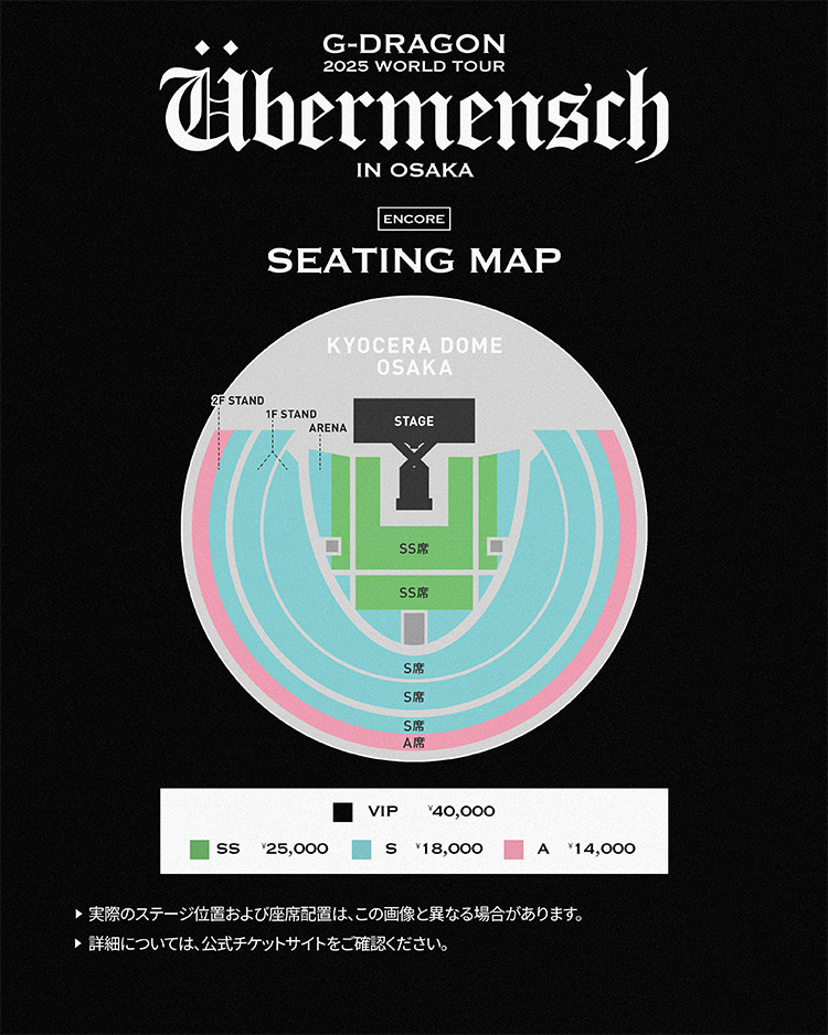 G-DRAGON 2025 WORLD TOUR [Ubermensch] IN OSAKA : ENCORE