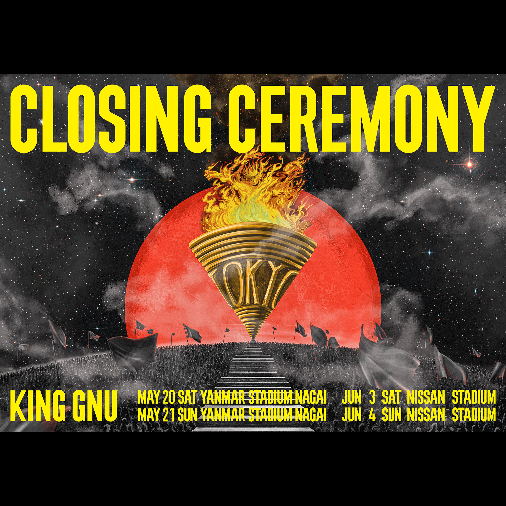 King Gnu Stadium Live Tour 2023 CLOSING CEREMONY チケット受付特設