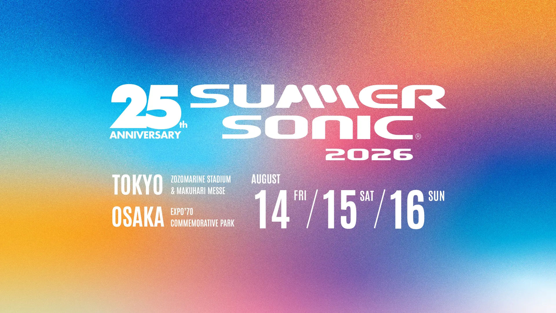 SUMMER SONIC 2026