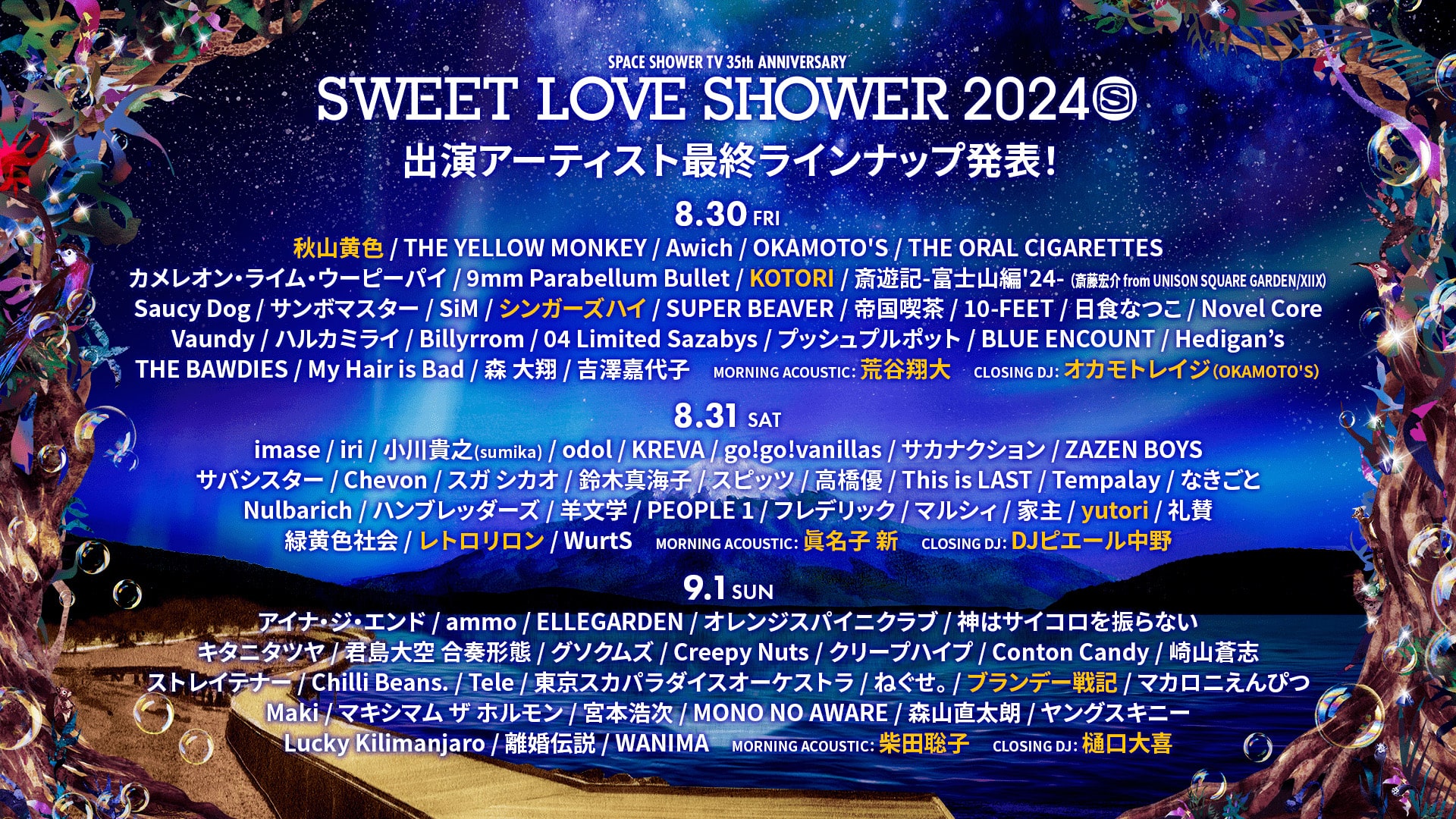 SWEET LOVE SHOWER 2024 | ローチケ（ローソンチケット）