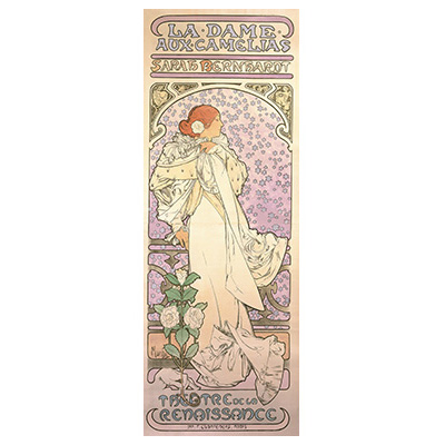 アルフォンス・ミュシャ 《椿姫》 1896年 ミュシャ財団蔵 ©MuchaTrust 2019
