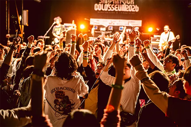 セックスマシーン!!のライブパフォーマンスが行われるSANUKI ROCK COLOSSEUM 2026