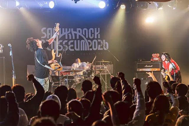 Chimothy→の演奏が行われるSANUKI ROCK COLOSSEUM 2026のステージ