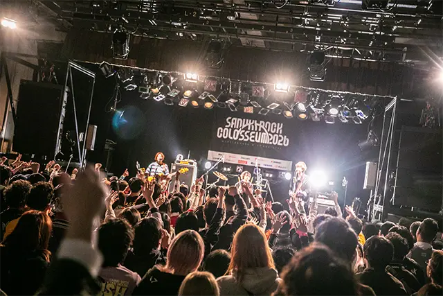 LONGMANによるSANUKI ROCK COLOSSEUM 2026でのステージ演奏