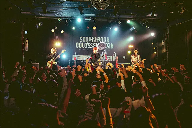Arakezuriが出演するSANUKI ROCK COLOSSEUM 2026のライブステージ