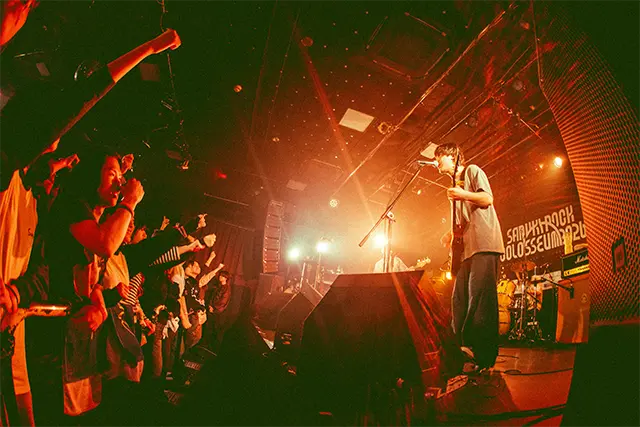 マタノシタシティーが出演するSANUKI ROCK COLOSSEUM 2026のライブ風景