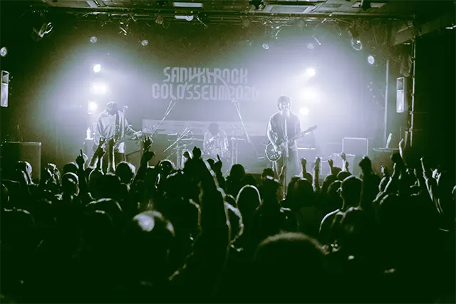 マタノシタシティーによるSANUKI ROCK COLOSSEUM 2026での演奏シーン