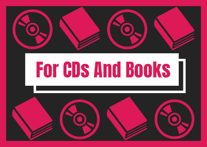 For CDs And Books